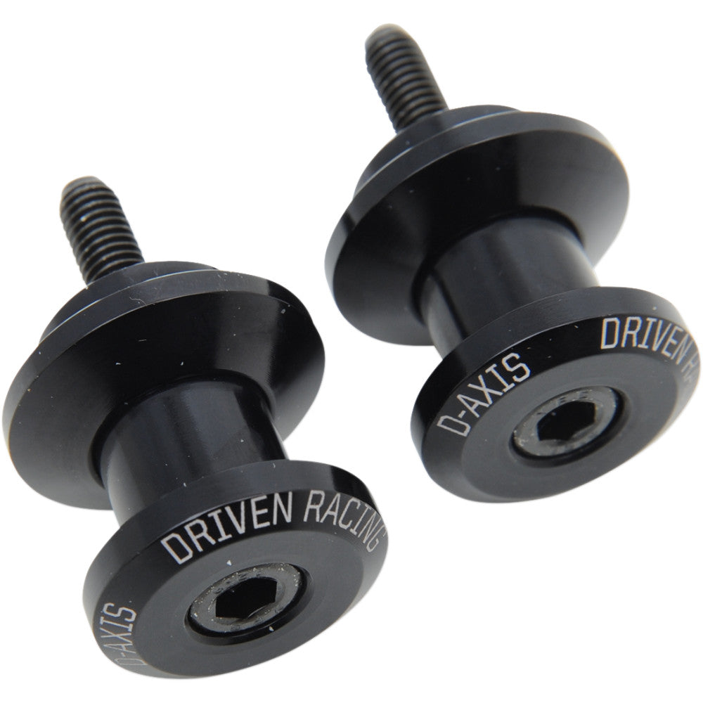 Driven Racing D-Axis Spools - 6 mm - Black DXS-6 BK