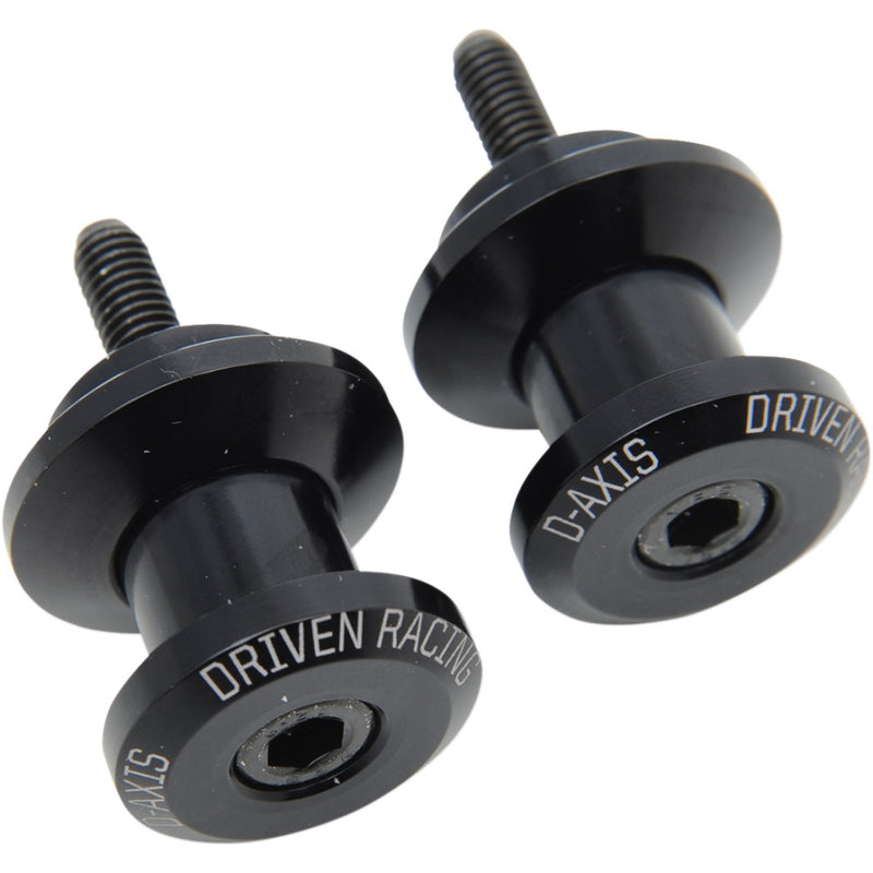 Driven Racing D-Axis Spools - 6 mm - Black DXS-6 BK