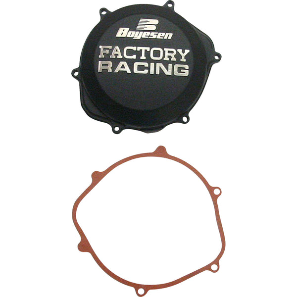 Boyesen Clutch Cover - Black - Honda CC-06B