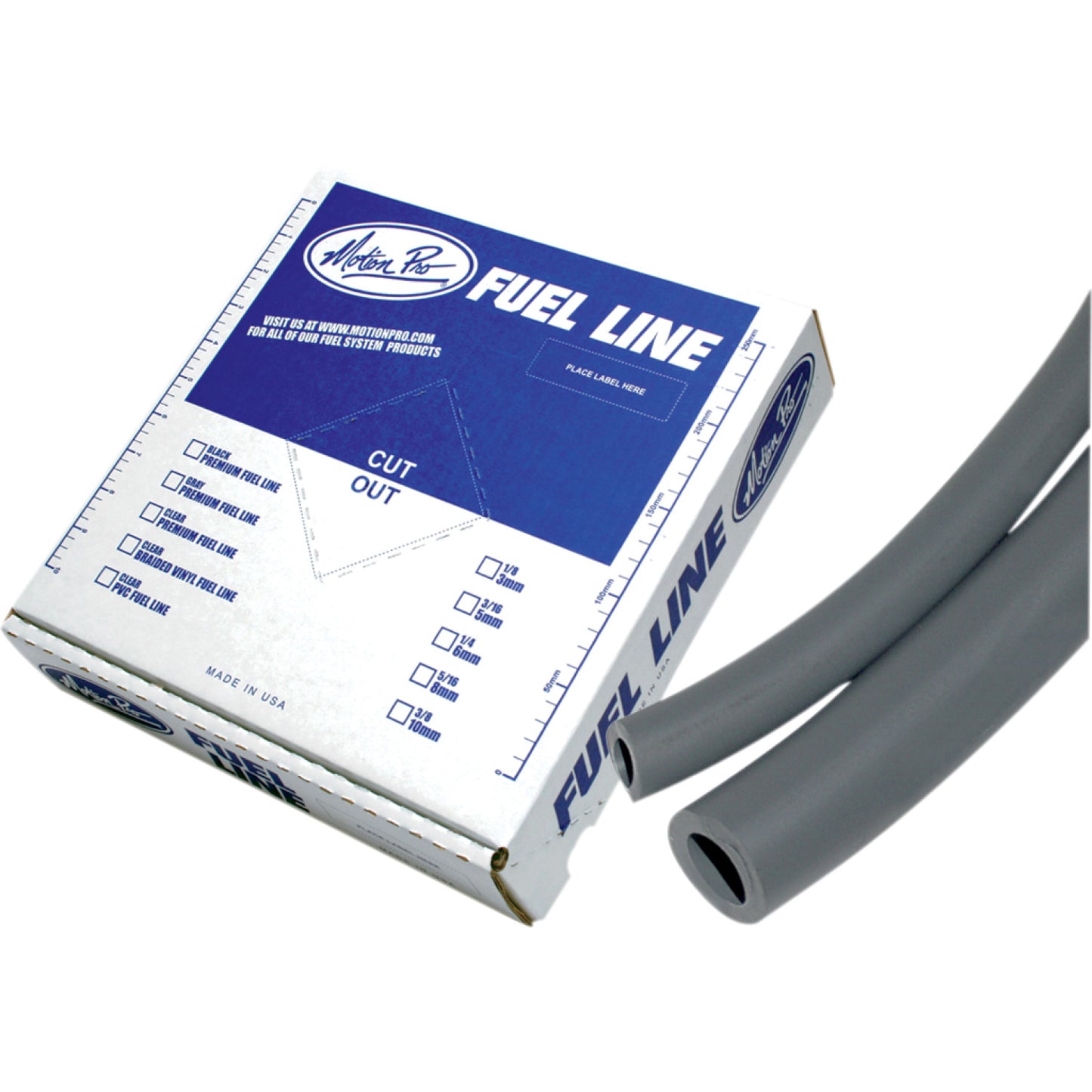 Motion Pro Premium Fuel Line - Gray - 3/16" - 25' 12-0031