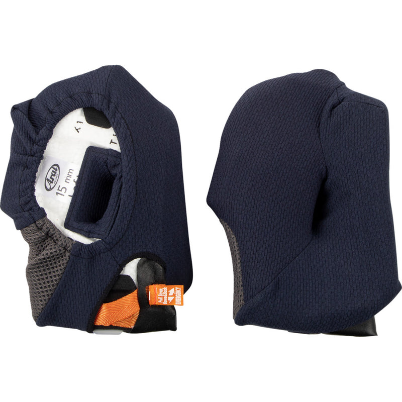 ARAI HELMETS Corsair-X/Quantum-X/Signet-X Cheek Pads - 15 mm 05-5698