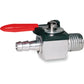 Motion Pro Fuel Valve - Straight - 1/4" NPT - 1/4" Barb 12-0039