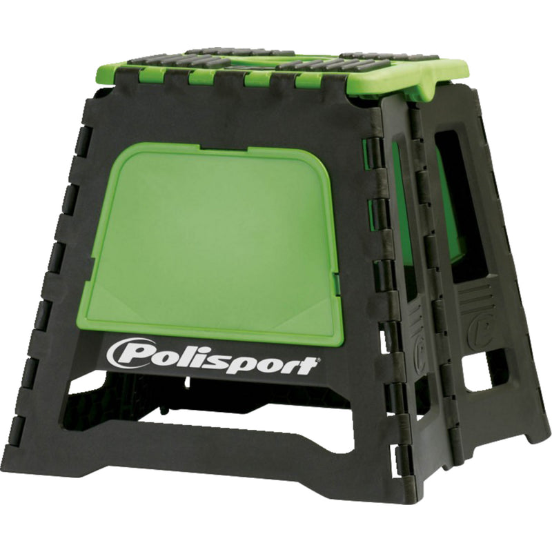 POLISPORT Bike Stand - MX - Folding - Black/Green 8981500005 by Polisport