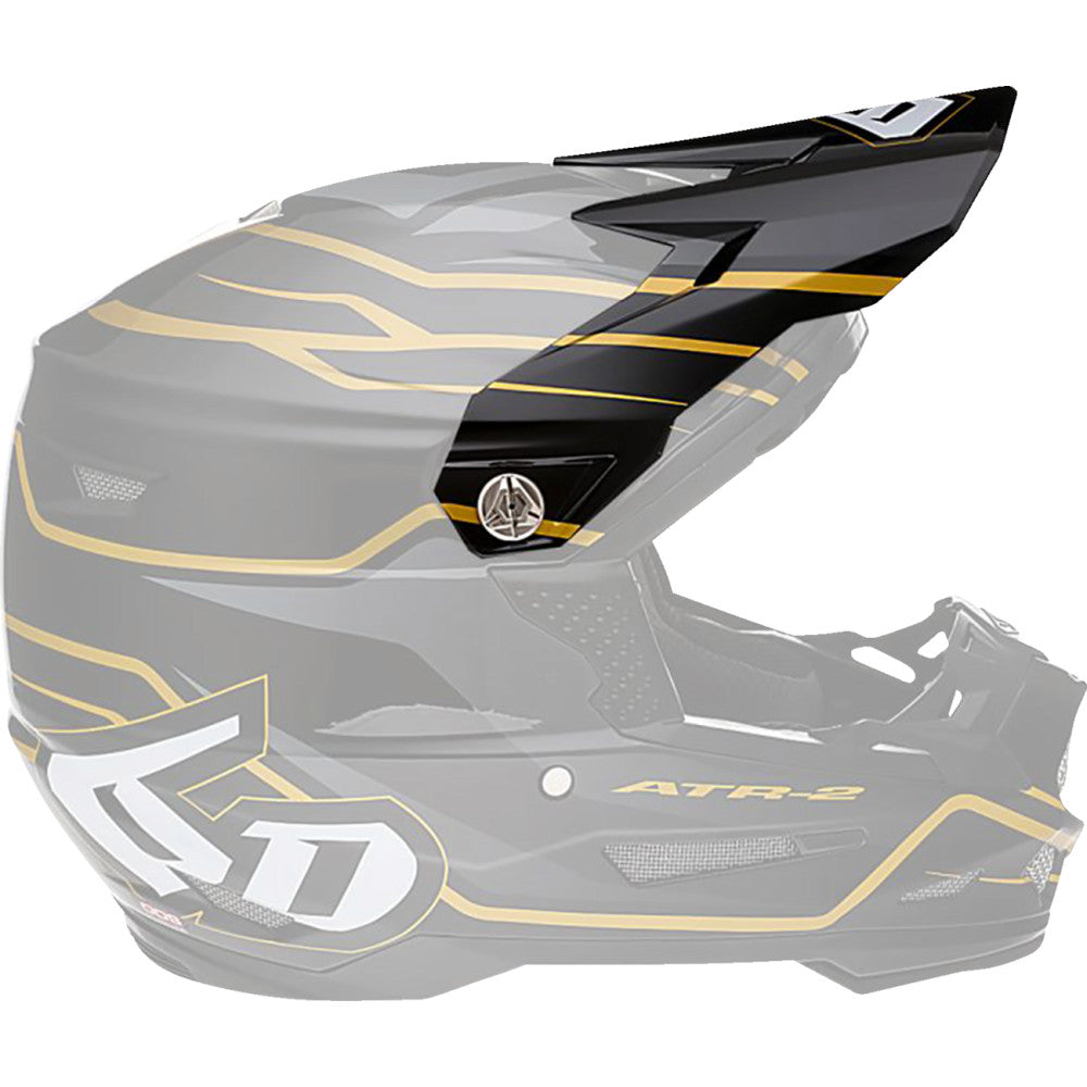 6D HELMETS ATR-2 Visor - Phase - Black Gold 72-6102