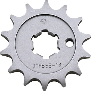 JT SPROCKETS Counter Shaft Sprocket - 14-Tooth JTF555.14 by JT Countershaft Sprockets   Steel