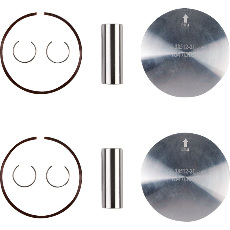 WOSSNER Piston Kit - 76.37 mm - Ski Doo | Lynx K7047D050-2