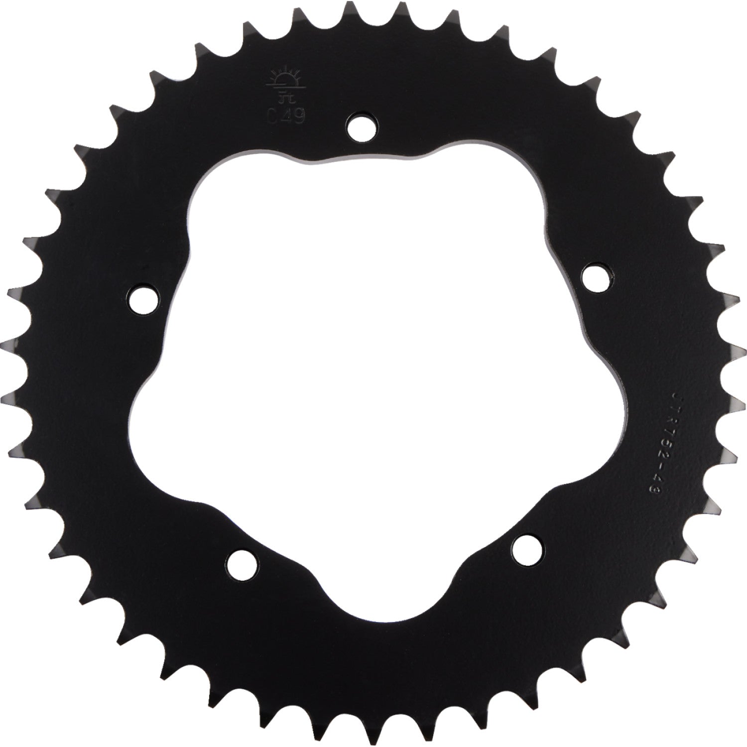 JT SPROCKETS Rear Sprocket - 43 Tooth - Ducati JTR752.43 by JT Rear Sprockets   Steel Type