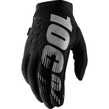 100% Women's Brisker Gloves Black  XL by 100%