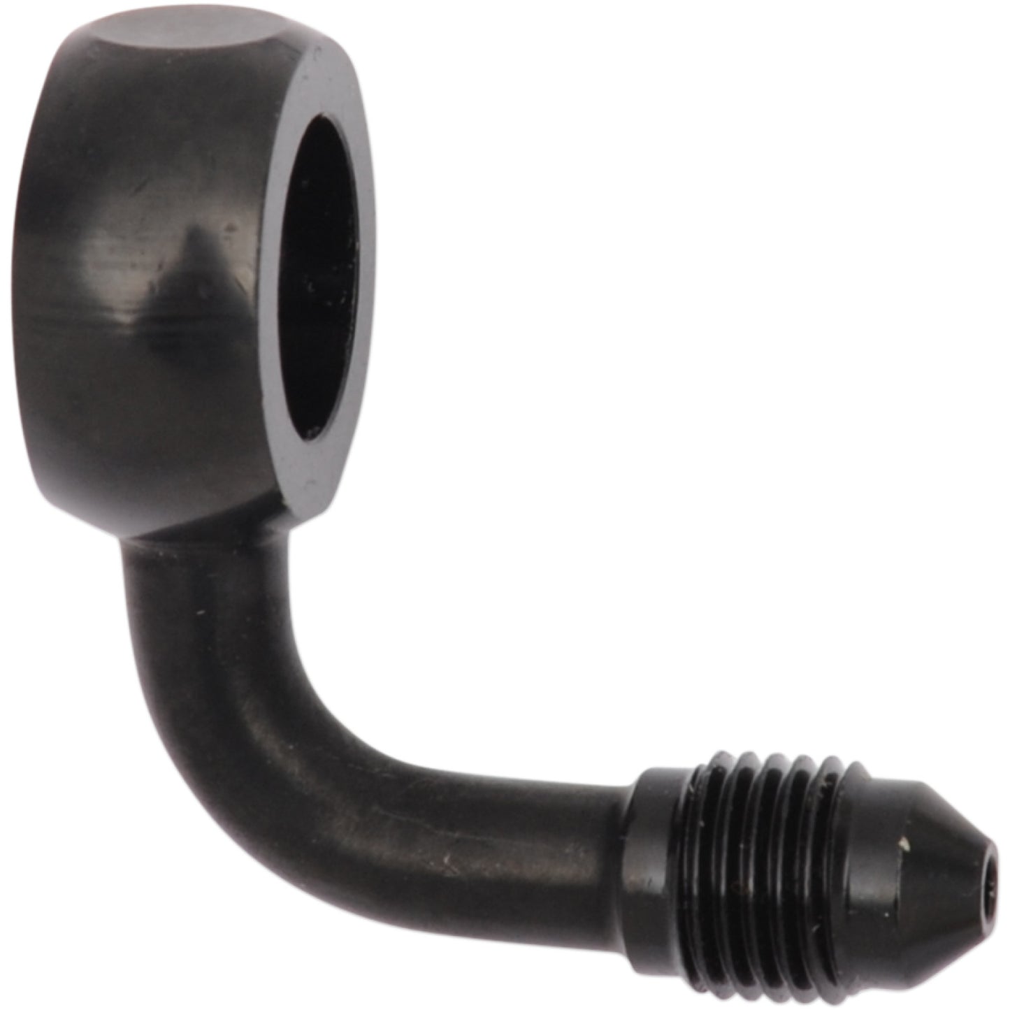 Magnum Shielding Banjo Fitting - 12 mm - AN3 90? - Black 1704-53