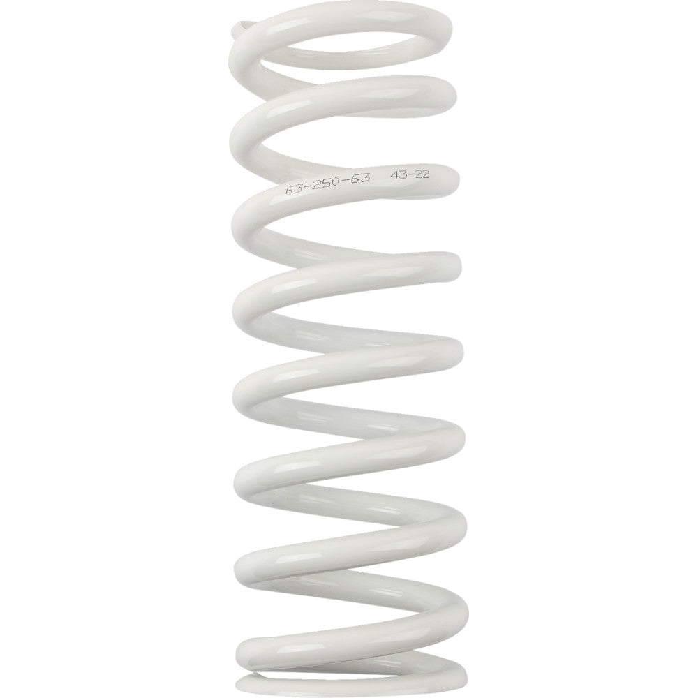MOOSE OFFROAD Shock Spring - 63 mm OD - 63 n/mm - White 1312-1038
