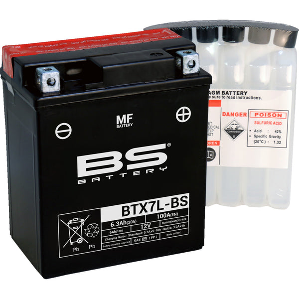 BS Battery Battery - BTX7L-BS (YTX) 300620