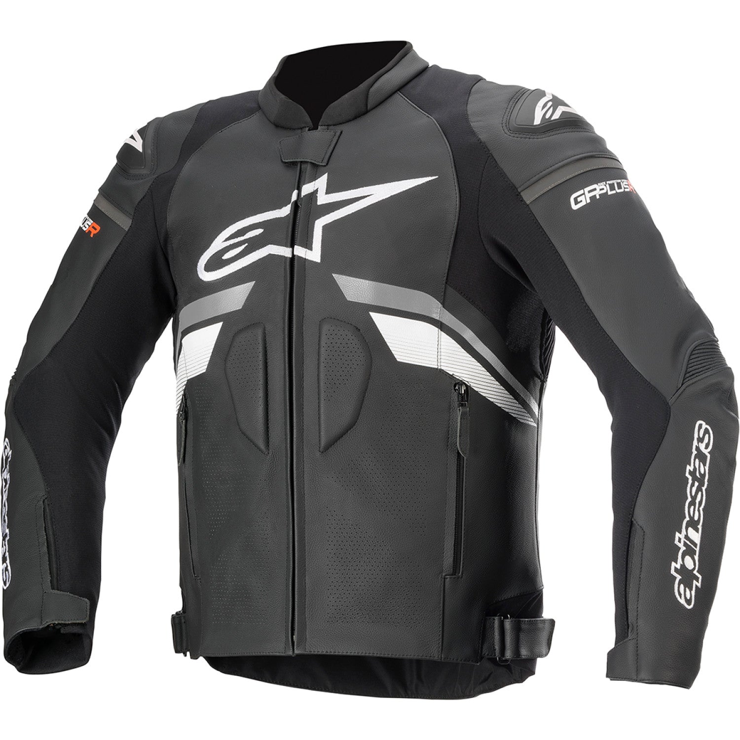 ALPINESTARS GP Plus R v3 Leather Jacket - Black/Gray/White - US 42 / EU 52 3100620-102-52