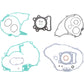 Moose Racing Complete Motor Gasket Kit - Honda 808900MSE