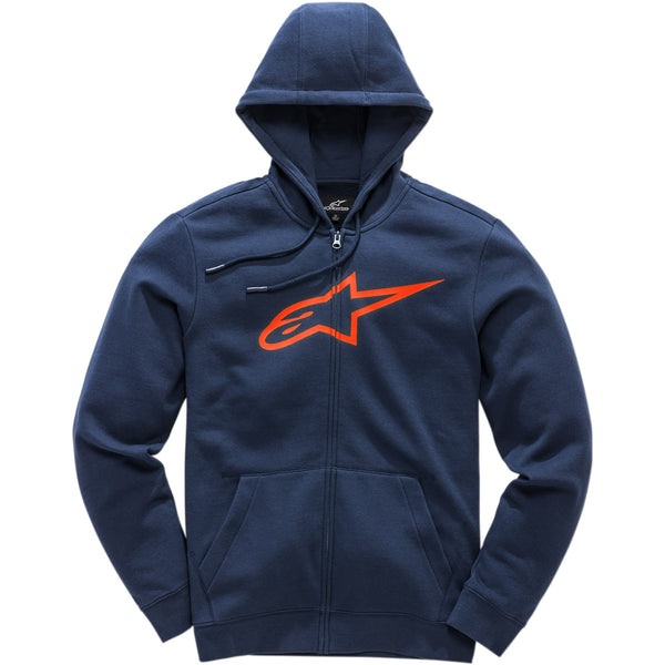 Alpinestars Ageless 2 Zip Hoodie - Navy/Red - Medium 1038530527030M
