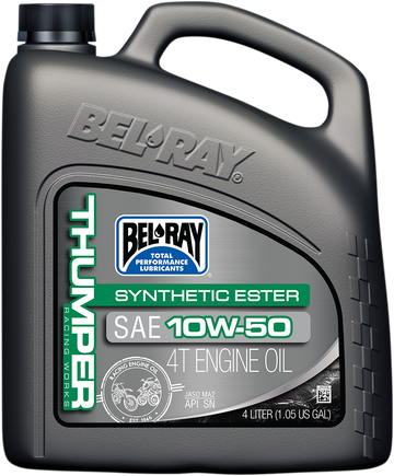 Bel-Ray Thumper Synthetic Oil - 10W-50 - 4L 99550-B4LW