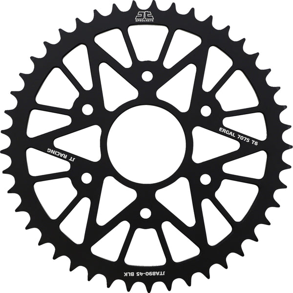 JT Sprockets Rear Sprocket - Black - 45 Tooth JTA890.45BLK