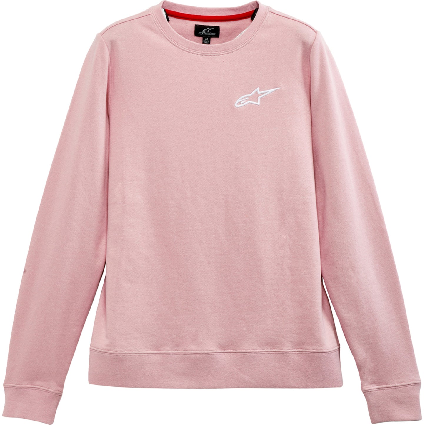 ALPINESTARS Women's Ageless Crew Fleece - Pink - Small 1232518203100S