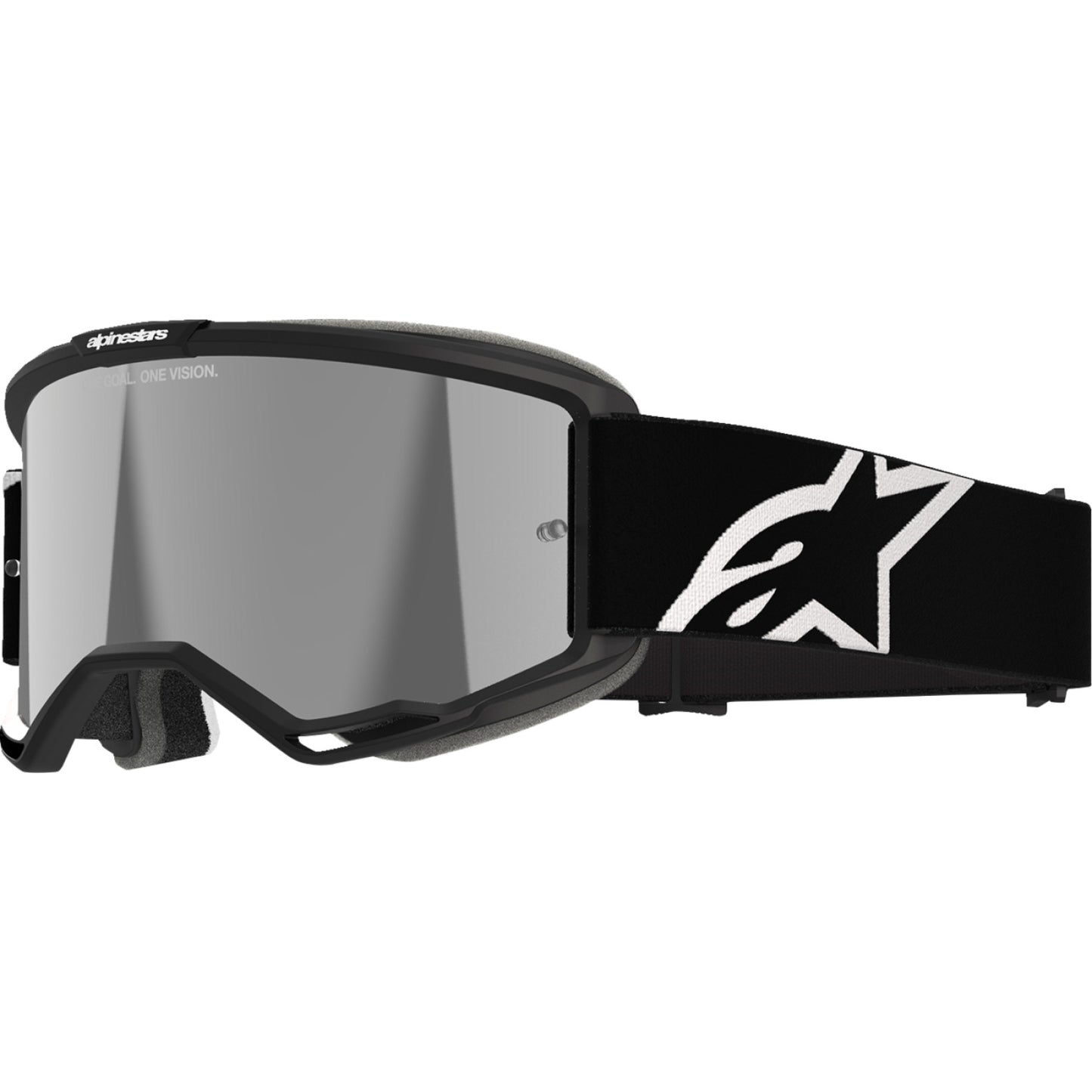 Alpinestars Vision 5 Goggle - Corp - Black - Silver Mirror 5101825-1456 | Goggles 