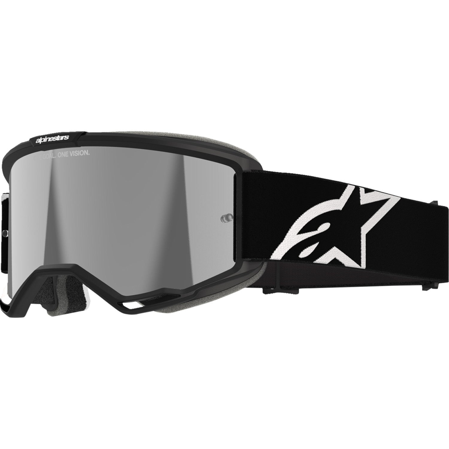 Alpinestars Vision 5 Goggle - Corp - Black - Silver Mirror 5101825-1456 | Goggles 