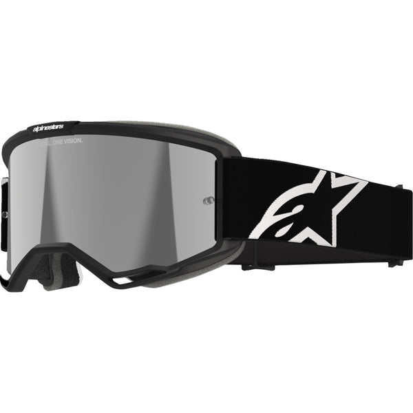 Alpinestars Vision 5 Goggle - Corp - Black - Silver Mirror 5101825-1456
