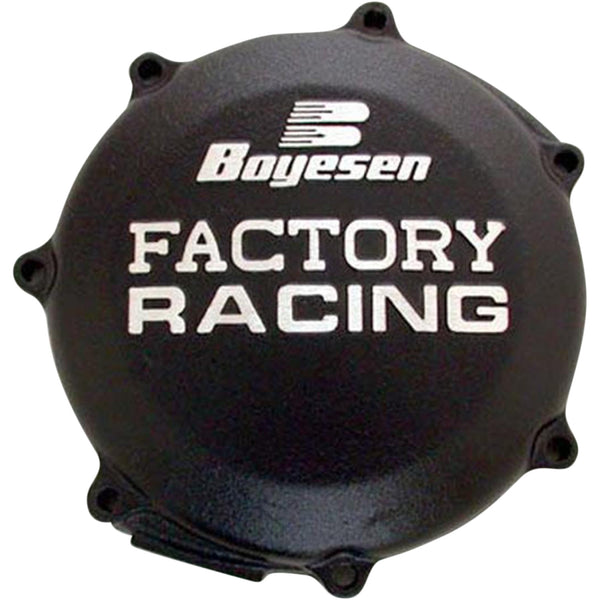 Boyesen Clutch Cover - Black - Yamaha CC-37AB