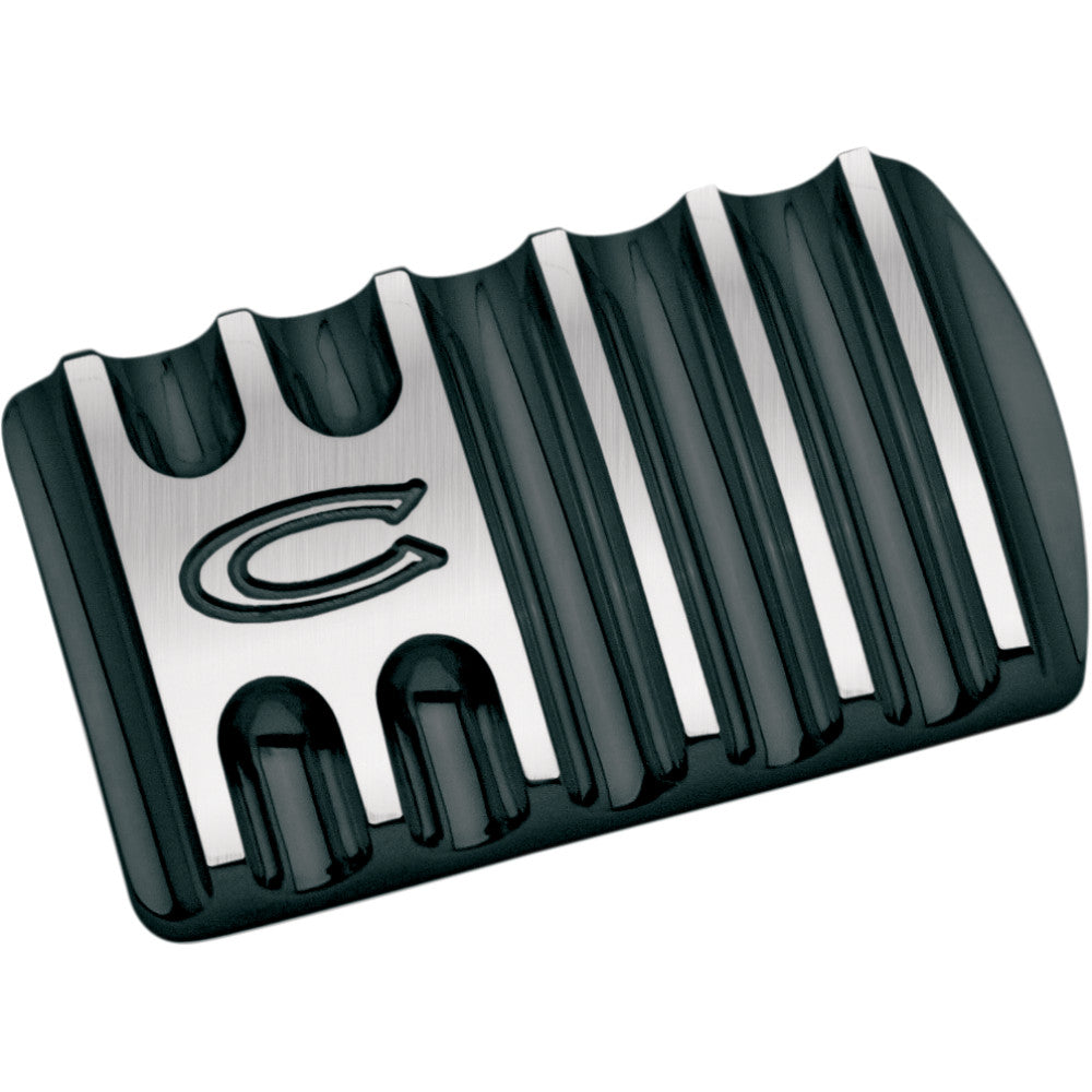 Covingtons Brake Pedal - Finned - Black C1042-B