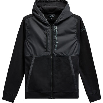 ALPINESTARS Aligned Zip Hoodie - Black/Black - Medium 1213510001010M
