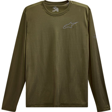 ALPINESTARS Pursue Performance Long-Sleeve T-Shirt - Military Green - Medium 123271000690M