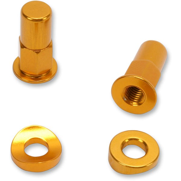No Toil Rim Lock/Nut Gold NTRK-002