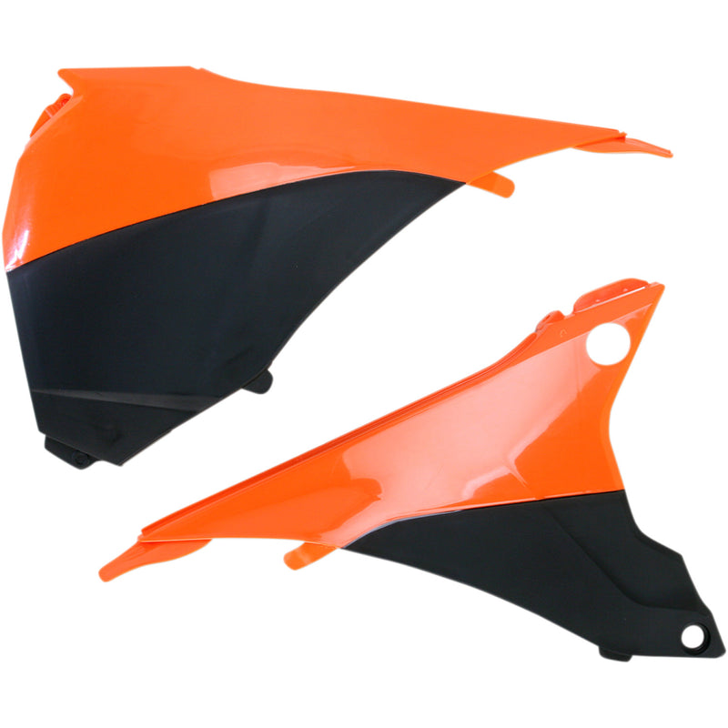 Acerbis Airbox Cover - Orange/Black 2374121008