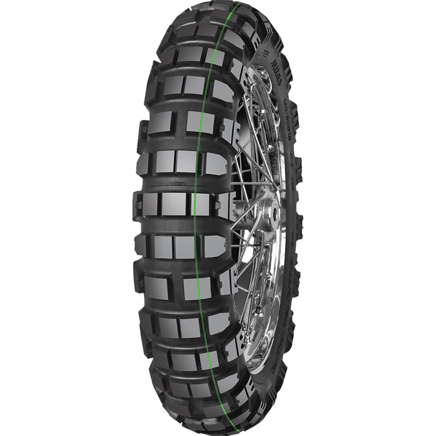 Mitas Tire - Enduro Trail-Rally Pro Super Light - Rear - 140/80B18 - 70R 70000993 by Mitas