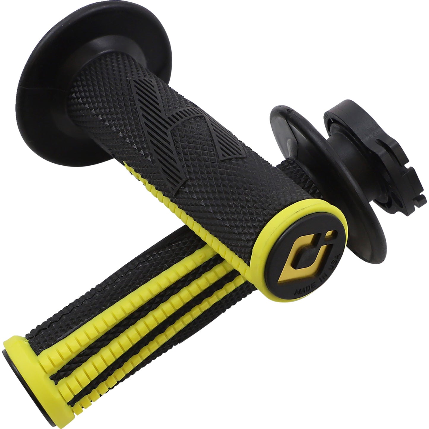 ODI EMIG Prov2 Lock-On Grip Black/Yellow by WPS