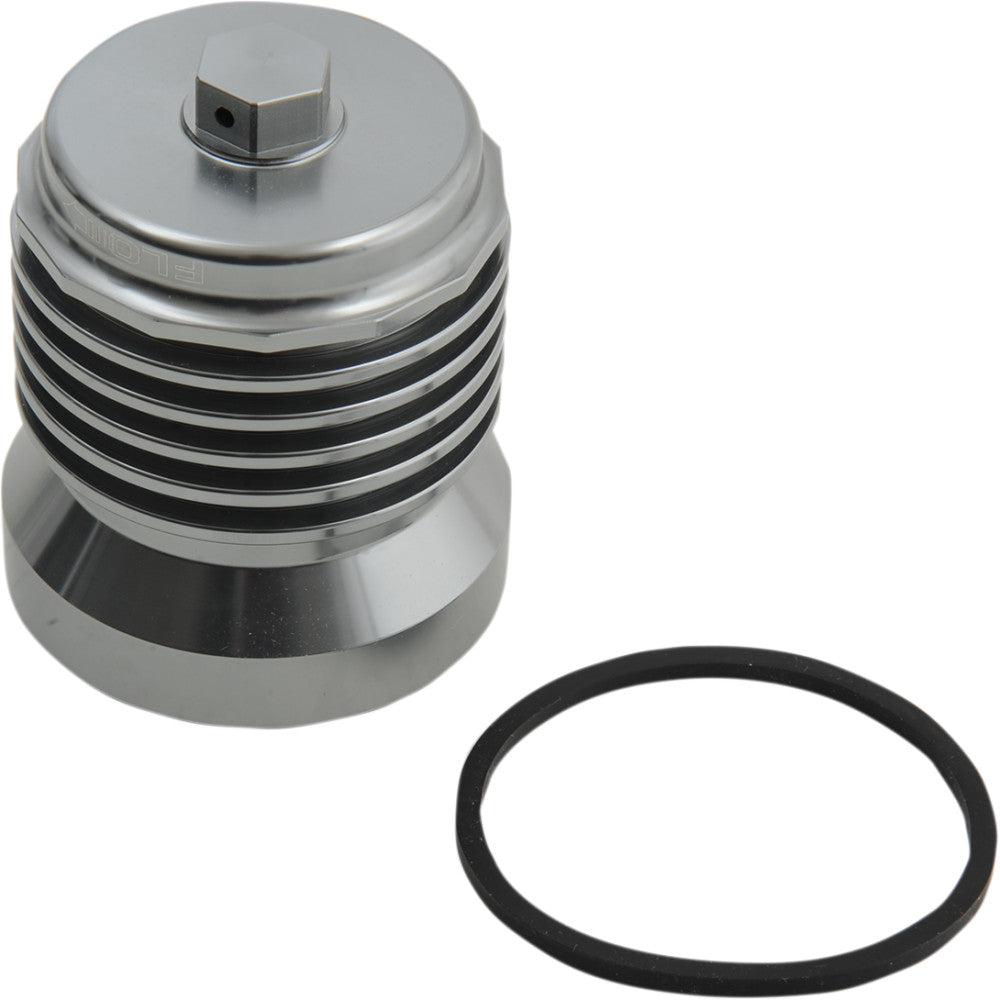 PC RACING Flo? "Spin-on" Oil Filter - Gunmetal Gray - Ducati PCS5