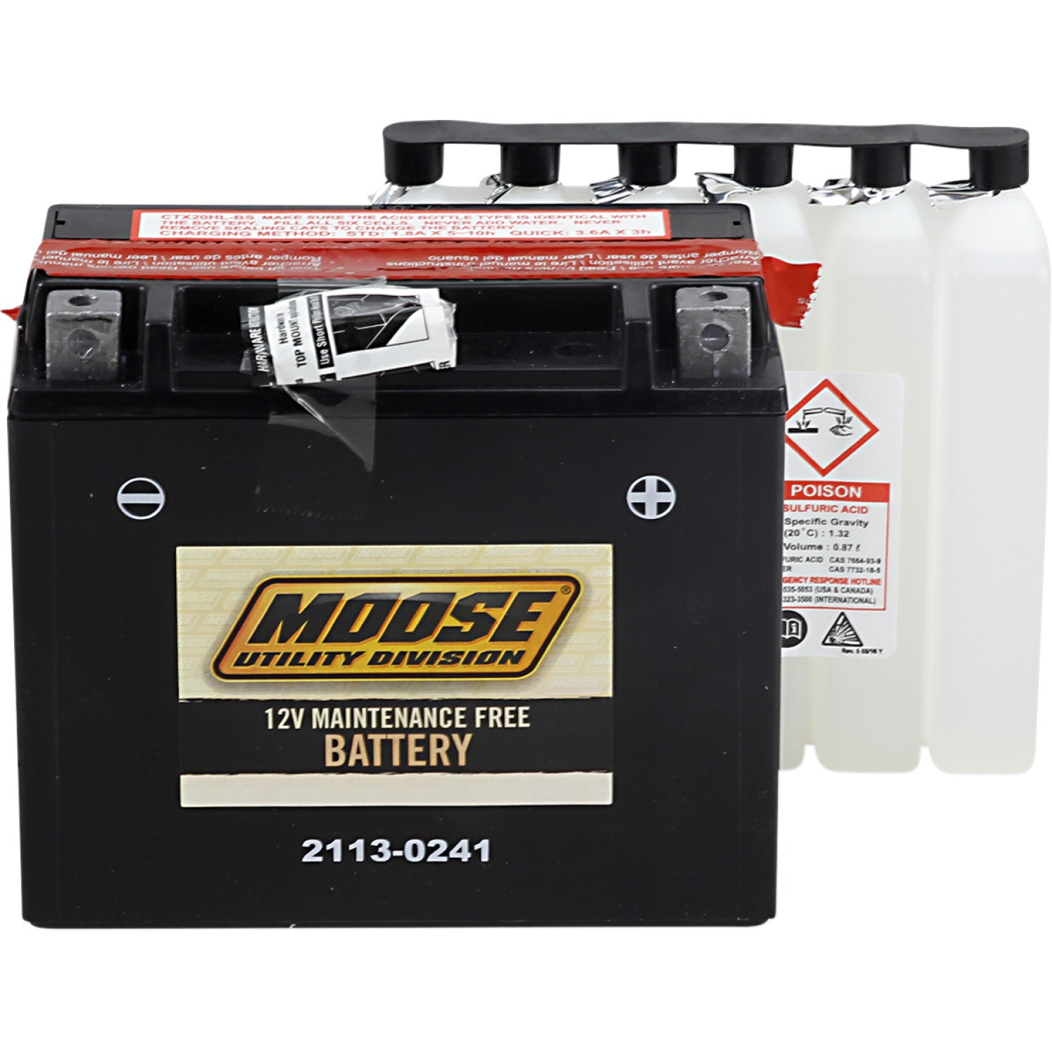 Moose Utility AGM Battery - YTX20HL-BS MTX20HL-BS | Battery Group
