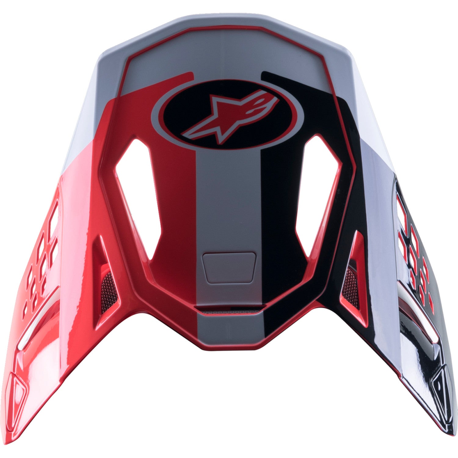 ALPINESTARS Supertech M10 Visor - A1 - Black/Red/White 8981821-1321