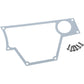 MOOSE OFFROAD Dash Plate - Large - Right - White 100-4371-PU