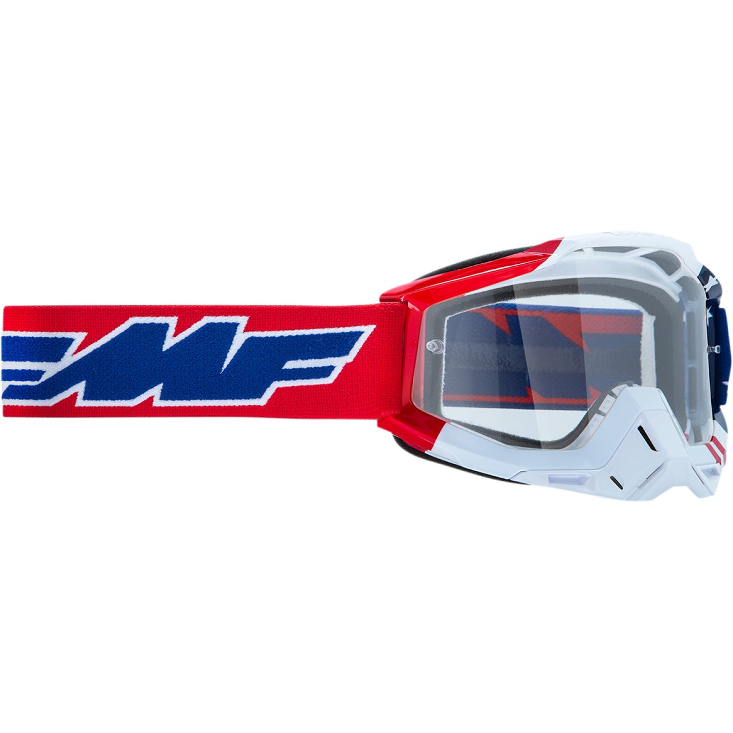 FMF PowerBomb Goggles - US of A - Clear F-50036-00006