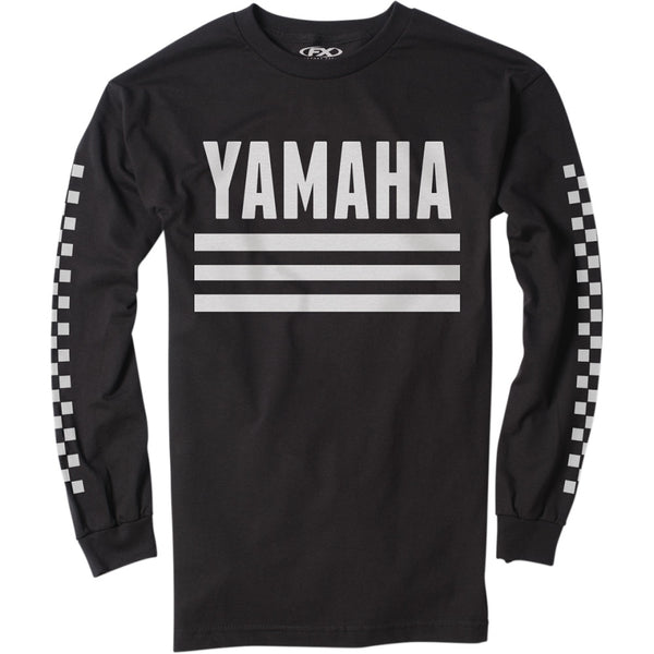 Factory Effex Yamaha Racer Long-Sleeve T-Shirt - Black - 2XL 23-87218