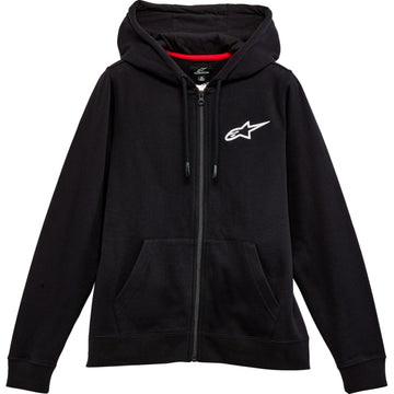 ALPINESTARS Women's Ageless Zip Hoodie - Black/White - Small 1232518001020S