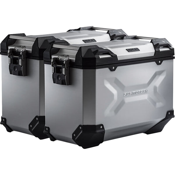 SW-Motech TRAX ADV Aluminum Case System - Silver - Honda VFR1200X '11-'17 KFT.01.660.70100/S