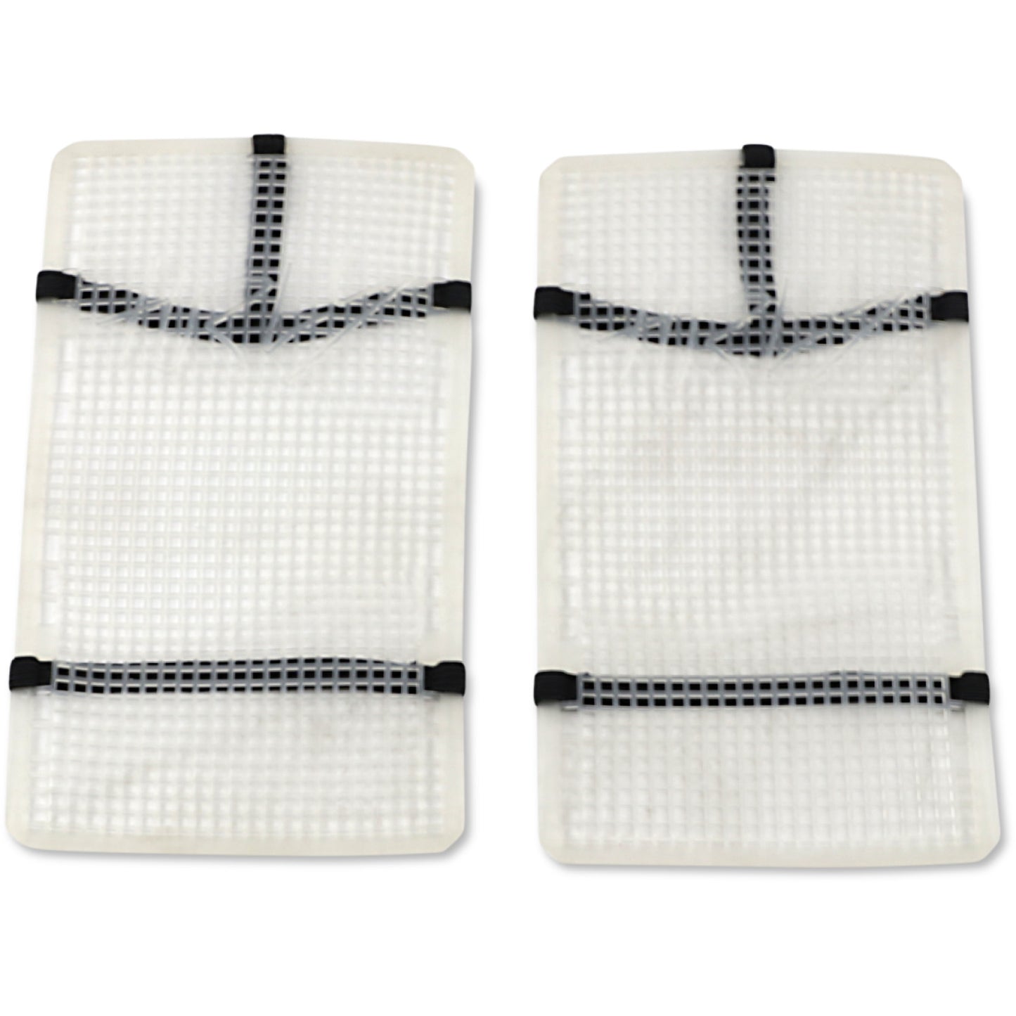 Moose Racing Mud Radiator Cover - White - Yamaha HPRMUDYZF2504TM