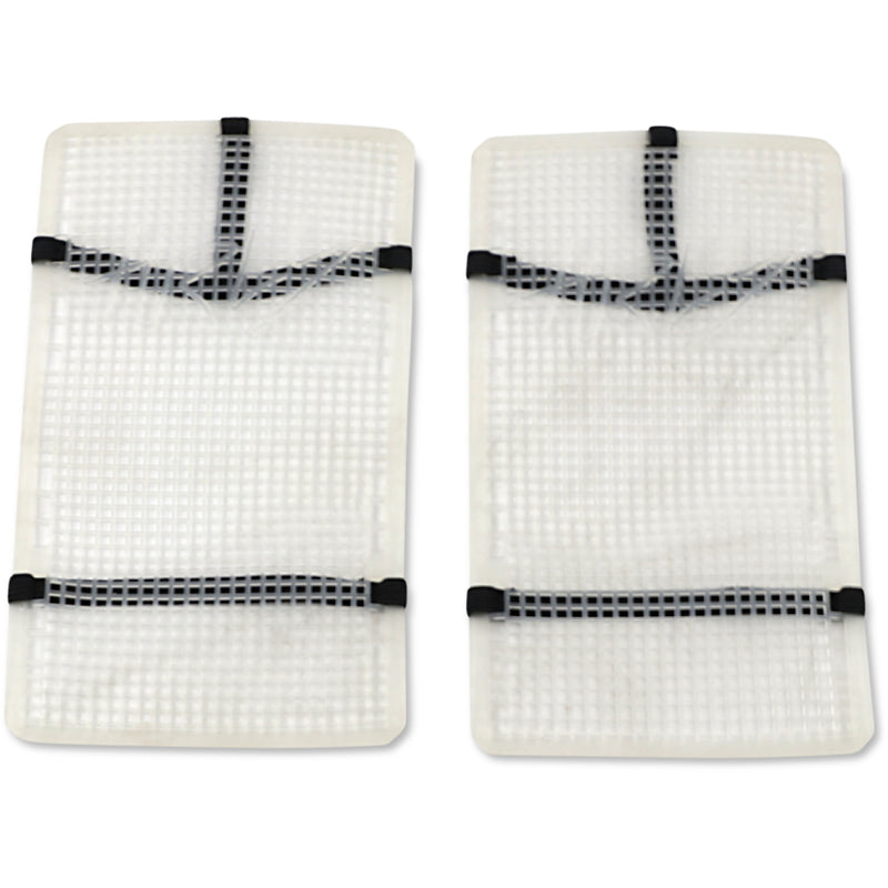 Moose Racing Mud Radiator Cover - White - Yamaha HPRMUDYZF2504TM