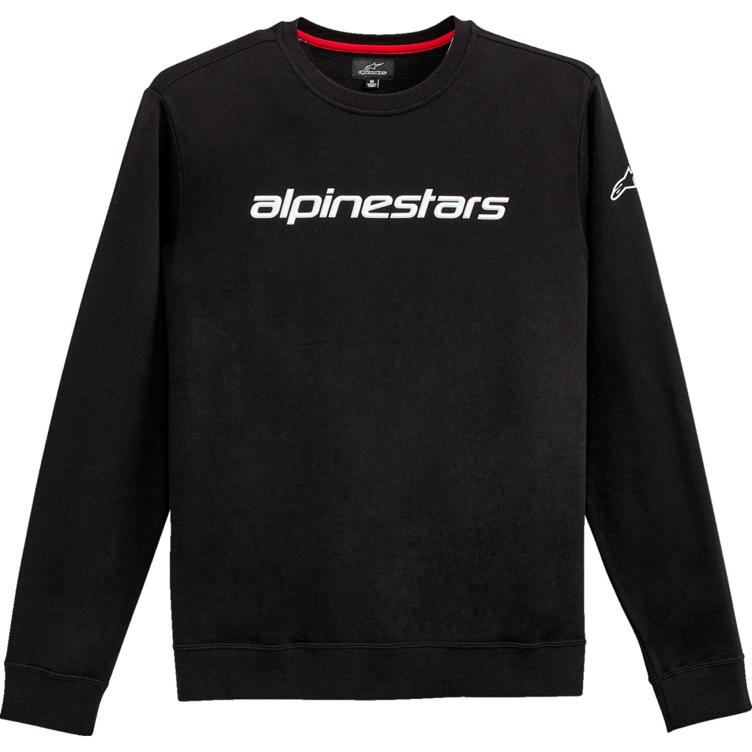 ALPINESTARS Linear Crew Fleece - Black/White - Large 1212513241020L