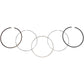WSM Piston Rings - 85.25 mm - Honda 51-228-04