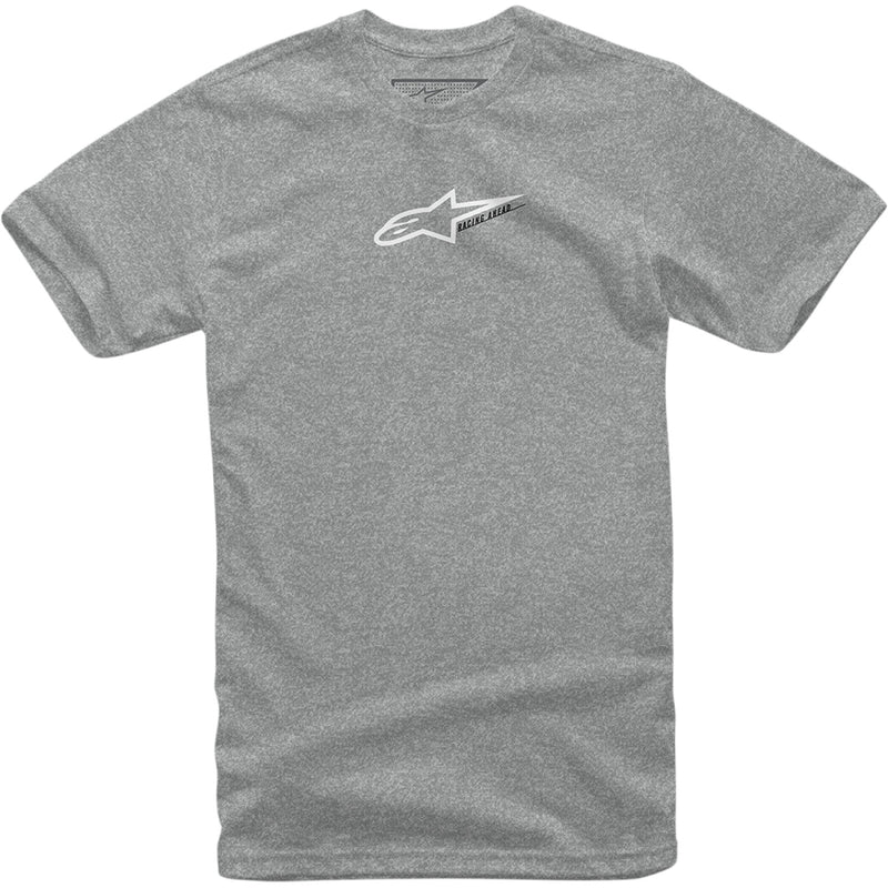 ALPINESTARS Race Mod T-Shirt - Heather Gray/White - Large 1230721011121L