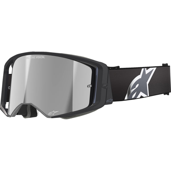 Alpinestars Supertech Goggle - Corp - Black/Gray - ABS Vision - Silver Mirror 5100325-1513