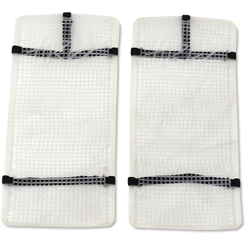 Moose Racing Mud Radiator Cover - White - KTM HPRMUDKT3504TM