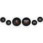 Dakota Digital MLX 6-Gauge Instrument Kit - Black Bezel MLX-8604-K