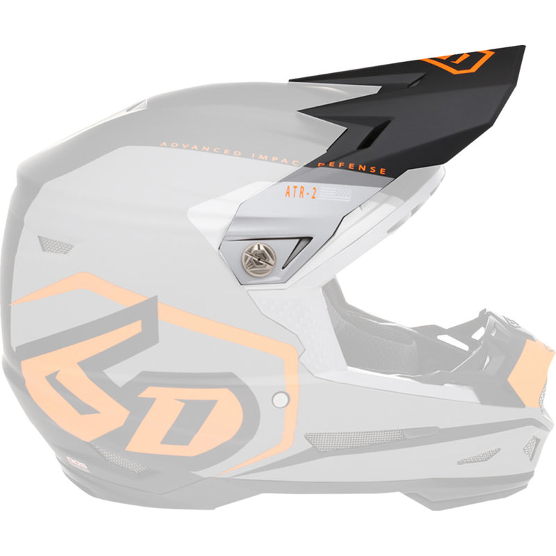 6D HELMETS ATR-2 Visor - Delta - Neon Orange 72-6123