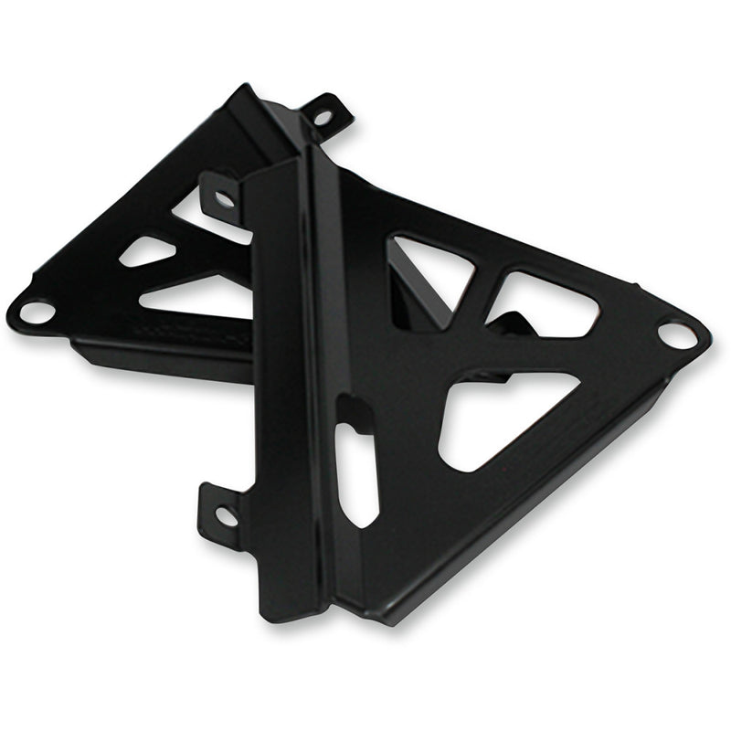 WORKS CONNECTION Radiator Brace Set - Black - Honda 18-B708